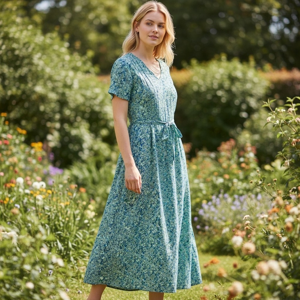 Molly Malloy Vintage Floral Dress Cottage Core Size 14
